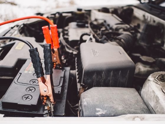 Sparks Auto Care Battery Being Charged