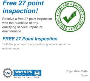 Free 27 Point Inspection