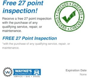 Free 27 Point Inspection